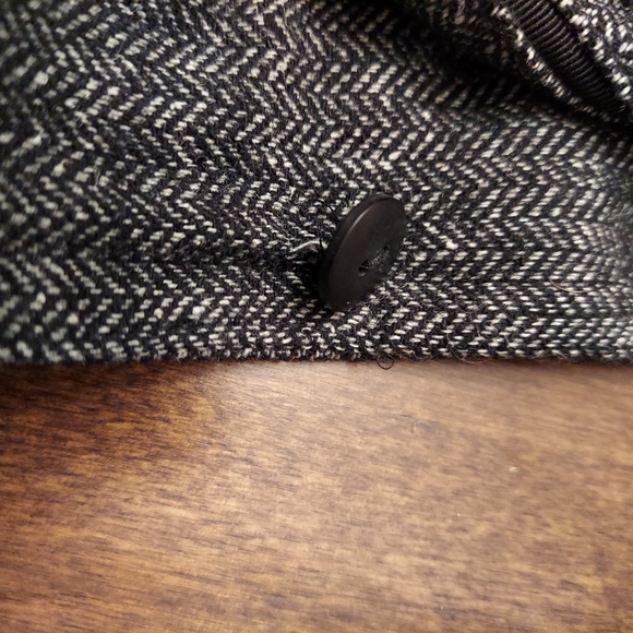 Ann Taylor LOFT black tweed wool Office Business Casual Career Sz 12 Dress Pants - Picture 5 of 8